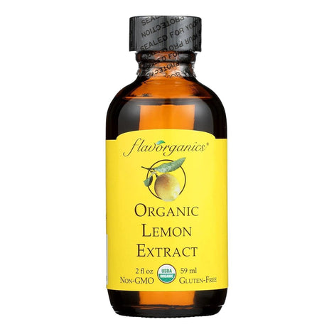 Flavorganics, Lemon Extract Organic, 2 Fl Oz