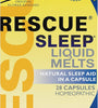 Bach RESCUE SLEEP Liquid Melts, Natural Orange Vanilla Flavor, Natural Sleep Aid, Stress Relief, Homeopathic Flower Essence, Free of Melatonin, Gluten & Sugar, Non-alcohol, Non-Narcotic, 28ct.