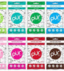 PUR Gum 8 Flavor Assortment Spearmint, Peppermint, Pomegranate Mint, Wintergreen, Cinnamon, Coolmint, Chocolate & Bubblegum