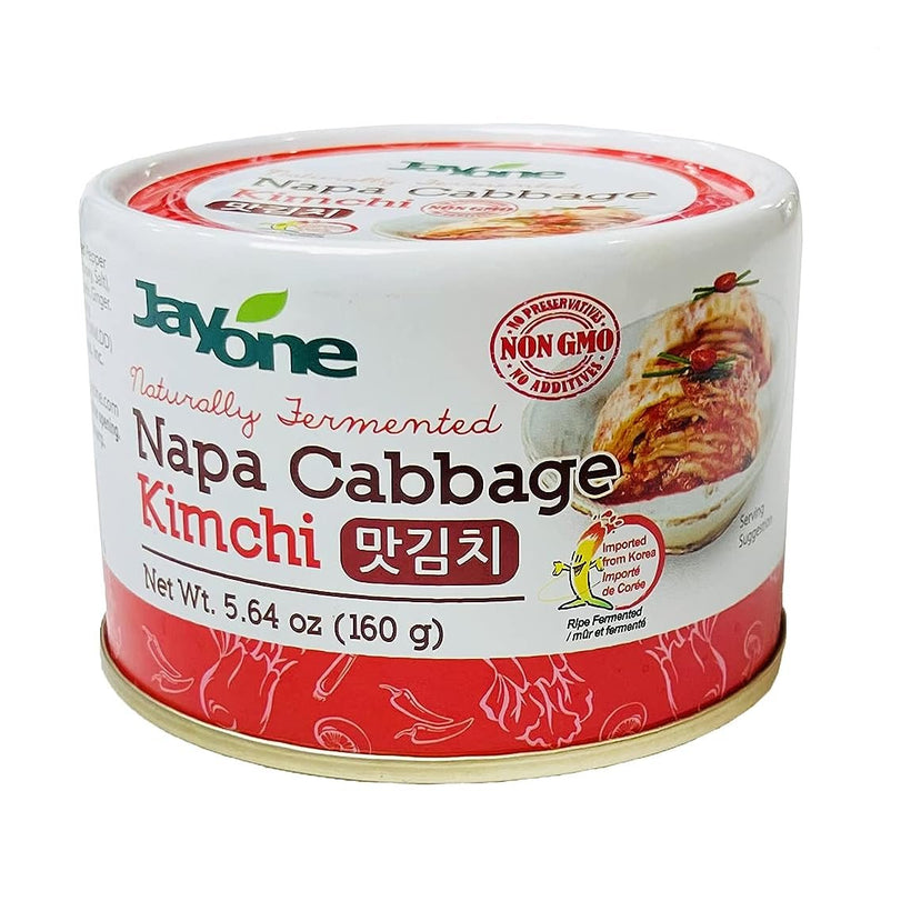 Korean Canned Kimchi, Napa Cabbage Kimchi, Naturally Fermented, Non-GMO, No preservatives, No additives- (5.64oz)