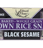 Edward & Sons, Brown Rice Snaps, Black Sesame Flavor, Organic, 3.5 oz