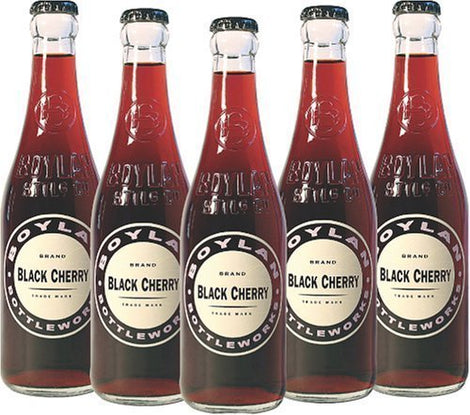 Boylan Black Cherry Soda, 12 Fl Oz (Pack of 12)