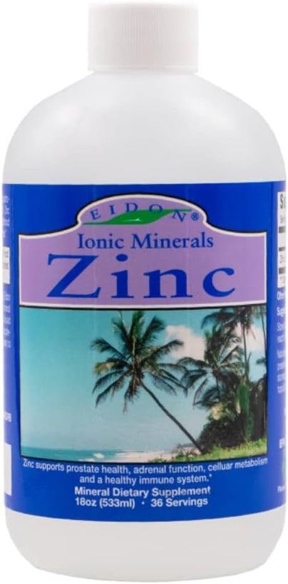 Eidon Liquid Silica Mineral Concentrate - Silica Supplement for Hair, Skin and Nails, Silica Drops to Support Collagen Production, Joint and Bone Health, Helps Manage Calcium, No Added Sugar - 18 oz