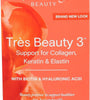 Reserveage Beauty, Tres Beauty 3, Beauty Supplement for Hair Growth, Skin Care and Nail Care, Collagen Supplement with Keratin and Biotin, Gluten Free, 90 Capsules (30 Servings)