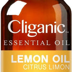 Cliganic USDA Organic Lemon Essential Oil, 100% Pure & Natural | Undiluted, for Aromatherapy, Household Cleaning | Non-GMO Verified