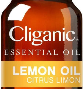 Cliganic USDA Organic Lemon Essential Oil, 100% Pure & Natural | Undiluted, for Aromatherapy, Household Cleaning | Non-GMO Verified