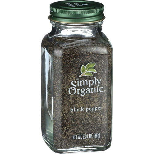 Simply Organic Black Pepper, 2.31 oz