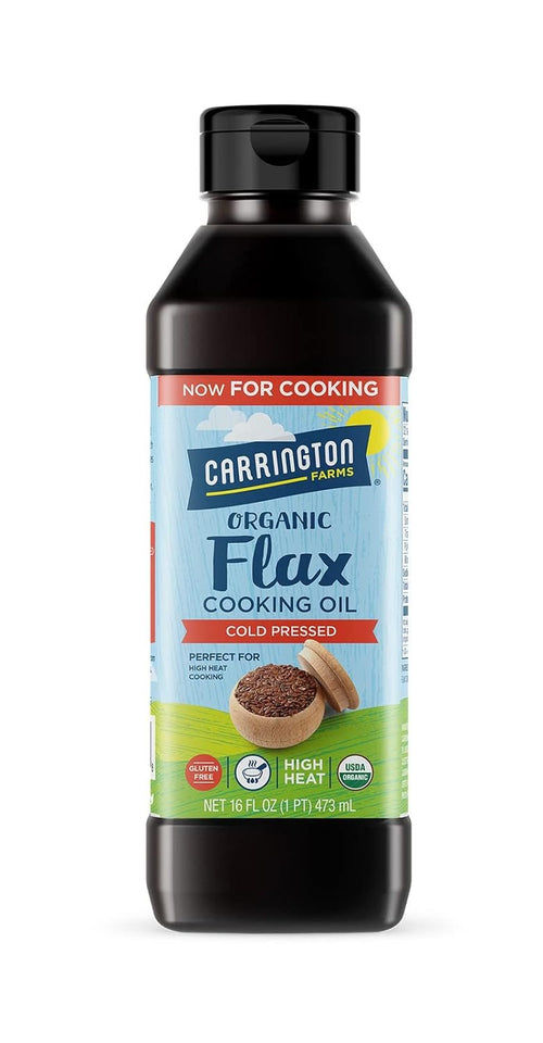 Carrington Farms Organic Flax Seed Cooking Oil, 16 fl oz