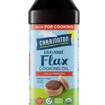 Carrington Farms Organic Flax Seed Cooking Oil – For Use in Medium to High Heat Cooking – Nutty Flavor – Rich in ALA and Omega-3 Fatty Acids