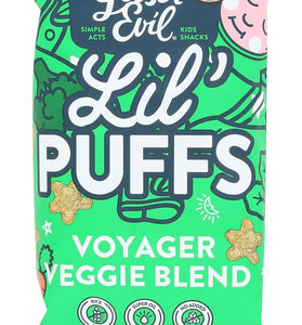 LesserEvil Organic Veggie Blend Lil' Puffs, 2.5 OZ