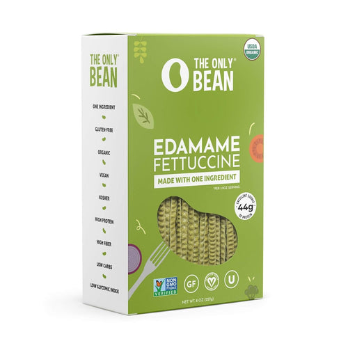 The Only Bean Organic Edamame Fettuccine Pasta, 8 oz