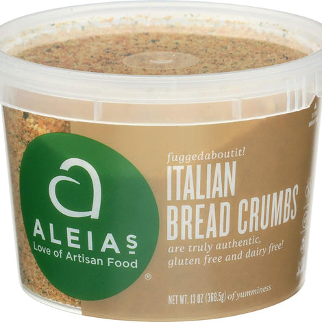 ALEIAS GLUTEN FREE BAKERY Italian Bread Crumbs, 13 OZ