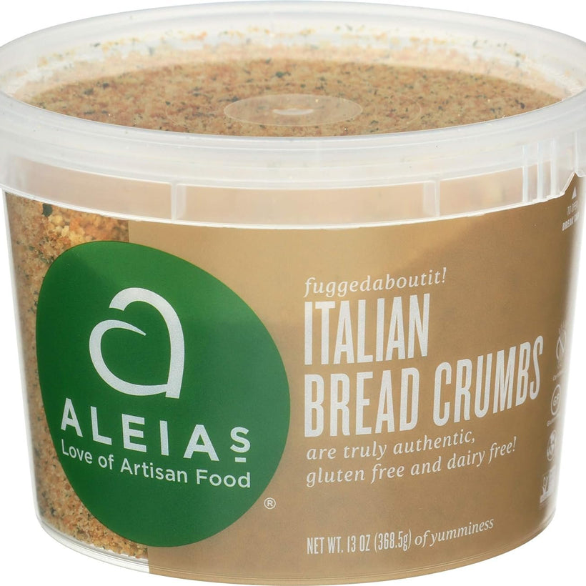 ALEIAS GLUTEN FREE BAKERY Italian Bread Crumbs, 13 OZ