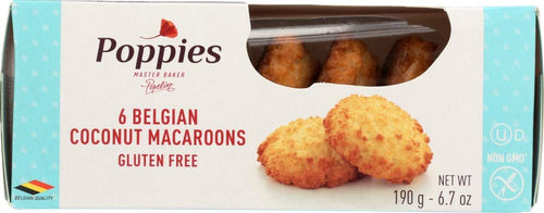 Poppies Traditional Coconut Macaroons, 6.7 oz