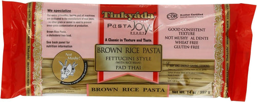 Tinkyada Brown Rice Fettuccini, Gluten-Free, 14 oz (Pack of 6)