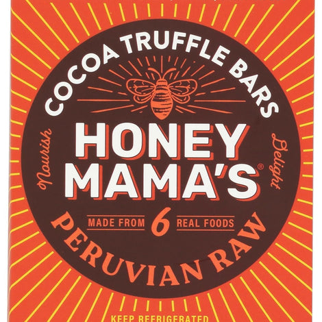 HONEY MAMAS Peruvian Raw Cocoa Truffle Bar, 2.5 OZ