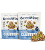 Grain free Granola Sweet and Salty Clusters Low Carb Keto Snack Bundle, Gluten Free Nut & Seed Mix for Healthy Snacking, Shareable Resealable Bulk Bag, Pack of 3