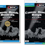 BCW Resealable Current Comic Bags and Backing Boards - 100 ct