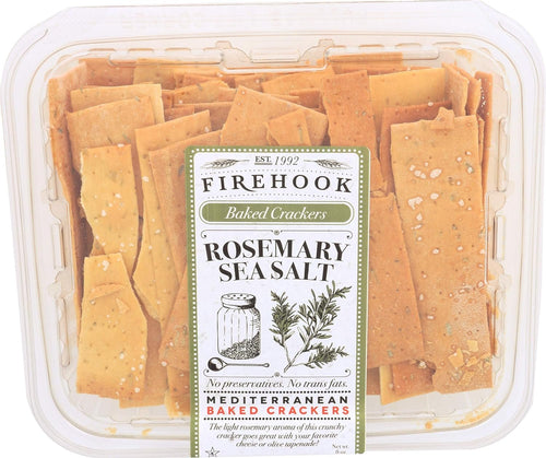 Firehook Rosemary Sea Salt Crackers, 8 oz