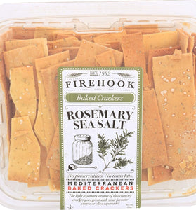 Firehook Baked Crackers - Rosemary Sea Salt, 7 Oz