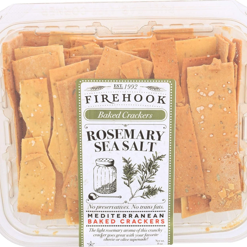 Firehook Baked Crackers - Rosemary Sea Salt, 7 Oz