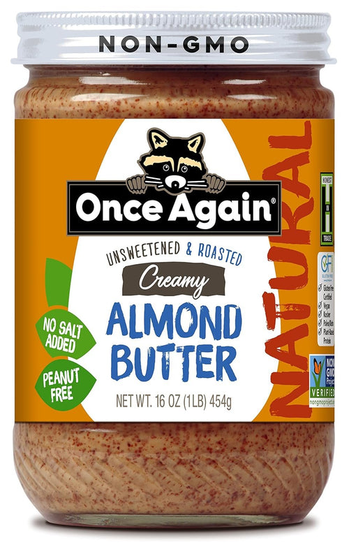 Once Again Once Again Natural Almond Butter Unsweetened Salt Free 16