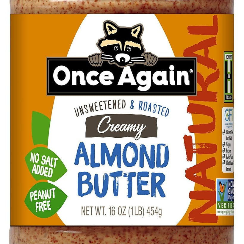 Once Again Once Again Natural Almond Butter Unsweetened Salt Free 16