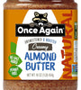 Once Again Once Again Natural Almond Butter Unsweetened Salt Free 16