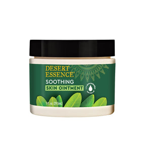 Desert Essence Tea Tree Oil Skin Ointment - Jojoba & Lavender Essential Oils - Vitamin E - Sweet Almond Extract - Moisturizer For Dry Skin, Skin Irritations, Cuticles