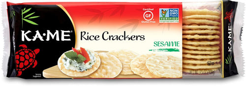 Ka-Me Gluten-Free Sesame Rice Crackers, 3.5 oz