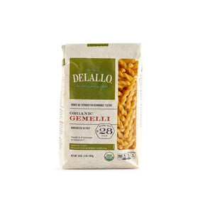 Delallo - Organic Gemelli Pasta - Case of 1 - 1 lb