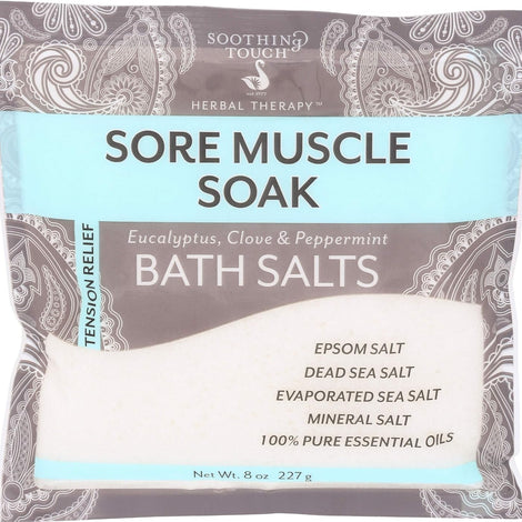 Soothing Touch Sore Muscle Soak Bath Salts Pouch