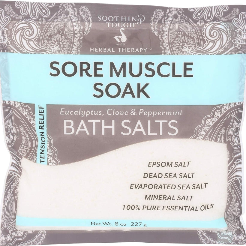Soothing Touch Sore Muscle Soak Bath Salts Pouch