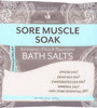 Soothing Touch Sore Muscle Soak Bath Salts Pouch