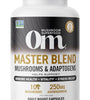 Om Mushroom Superfood Master Blend Mushrooms & Adaptogens, Capsules Supplement, 160 Count, 40 Servings, 10 Mushroom Complex, Adaptogens for Immune Health, Vitality, Stress Relief (Packaging May Vary)
