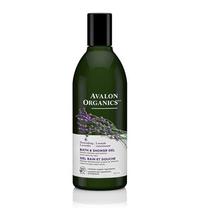 Avalon Organics Bath & Shower Gel, Nourishing Lavender, 12 Oz