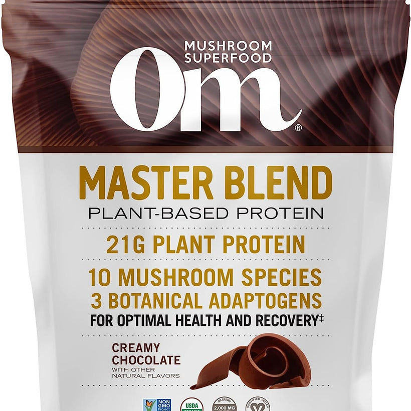 Om Mushroom Superfood Master Blend Mushroom Capsules Supplement