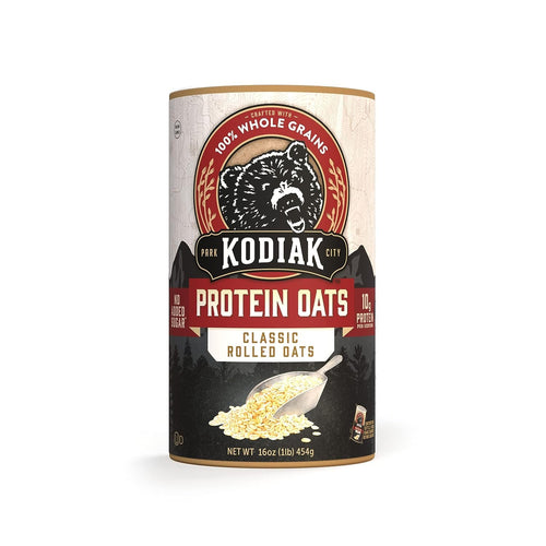 Kodiak Rolled Protein Oats Canister, 16 oz