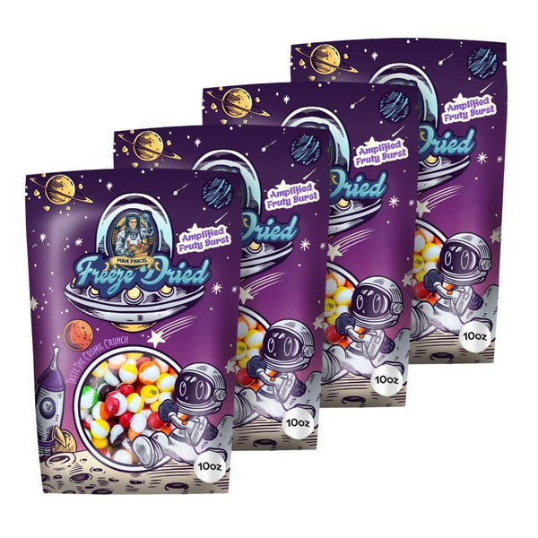 Freeze-dried Skittles, 10 oz resealable bag