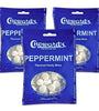 Choward's 3oz Peppermint Candy Bags 3 Pack | 49 Pieces Individually Wrapped Candy Mints | Nostalgic Peppermint Candy Bags | Perfect for Snacks in Lunchboxes, Pockets, Goodie Bags, and Birthday Parties