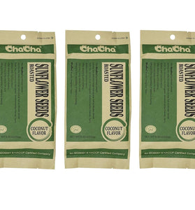 ChaCha Natural Roasted Sunflower Seeds (3 Pack, Total of 750g)