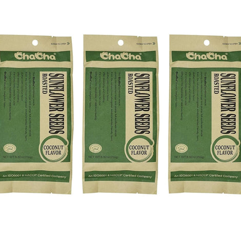 ChaCha Natural Roasted Sunflower Seeds (3 Pack, Total of 750g)