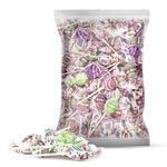 Charms Blow Pops - 2 lbs Bulk Candy Pack - Assorted Flavors - Individually Wrapped - Watermelon, Strawberry, Cherry, Grape, Sour Apple - On-the-Go and Parties