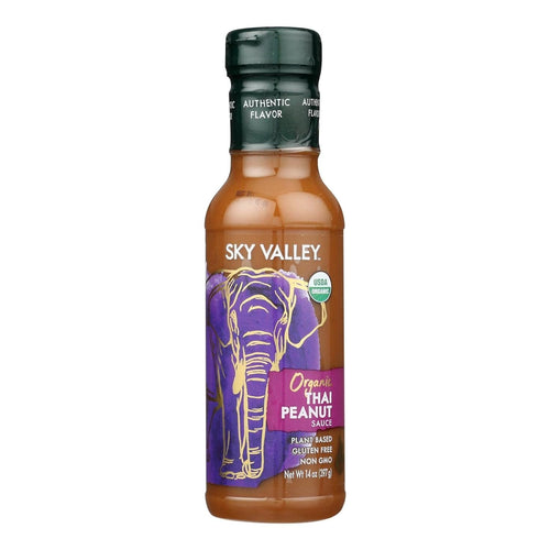 Sky Valley Organic Thai Peanut Sauce, Mild Heat, 14 oz