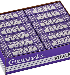 Choward's Violet Mints Candy (Pack of 24)