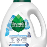Seventh Generation Liquid Laundry Detergent, Free & Clear, 60 Loads, USDA Certified 97% Biobased, 90 Fl Oz
