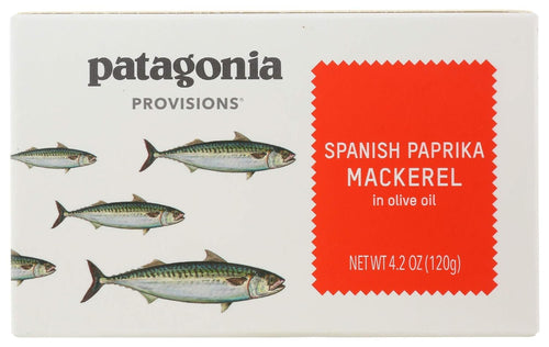 Patagonia Provisions Mackerel in Spanish Paprika Olive Oil, 4.2 oz
