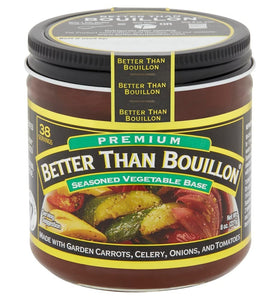 Better Than Bouillon Seasoned Vegetable Base, 8 Ounce, Brown