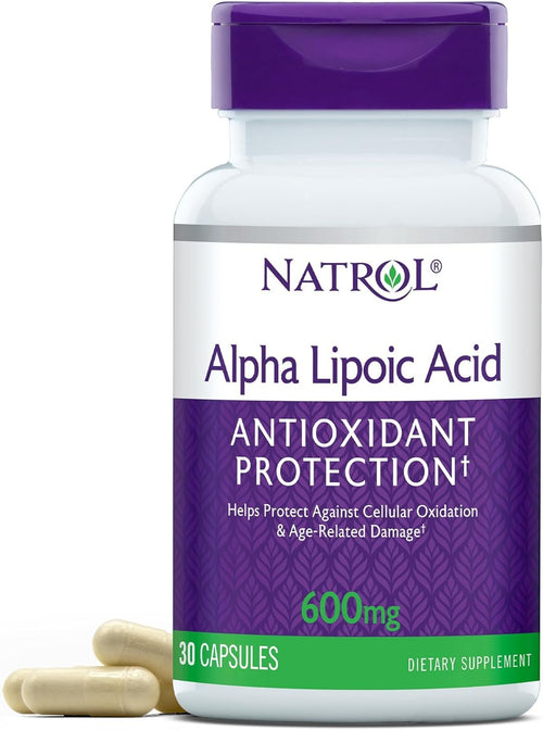 Natrol Alpha Lipoic Acid 600 mg, 30 Capsules