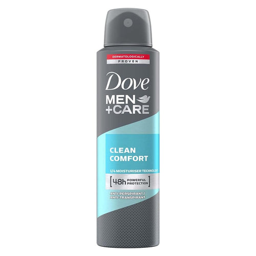 Dove Men+Care Clean Comfort Deodorant Spray, 150 ml